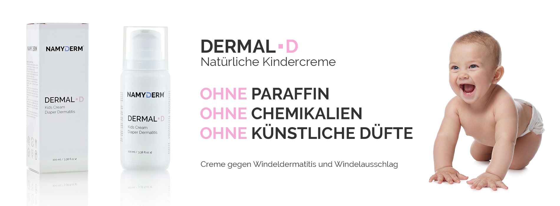 DERMAL D - Creme gegen Windeldermatitis und Windelausschlag